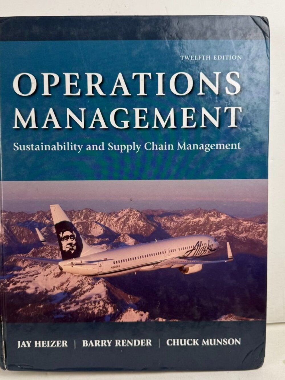 Operations Management Sustainability Supply Chain Heizer 12th Ed Hardcover Used